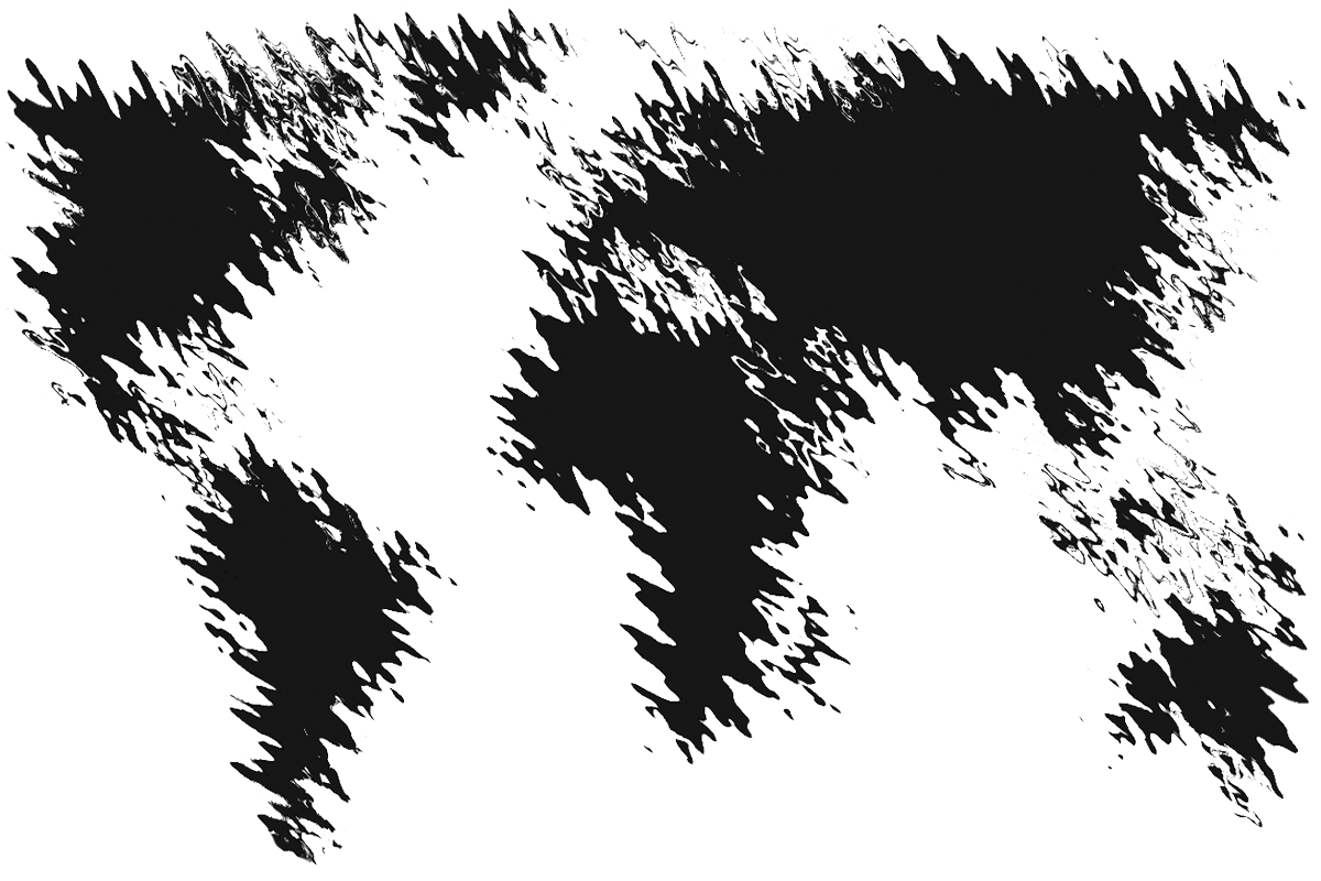 an abstracted map of the world